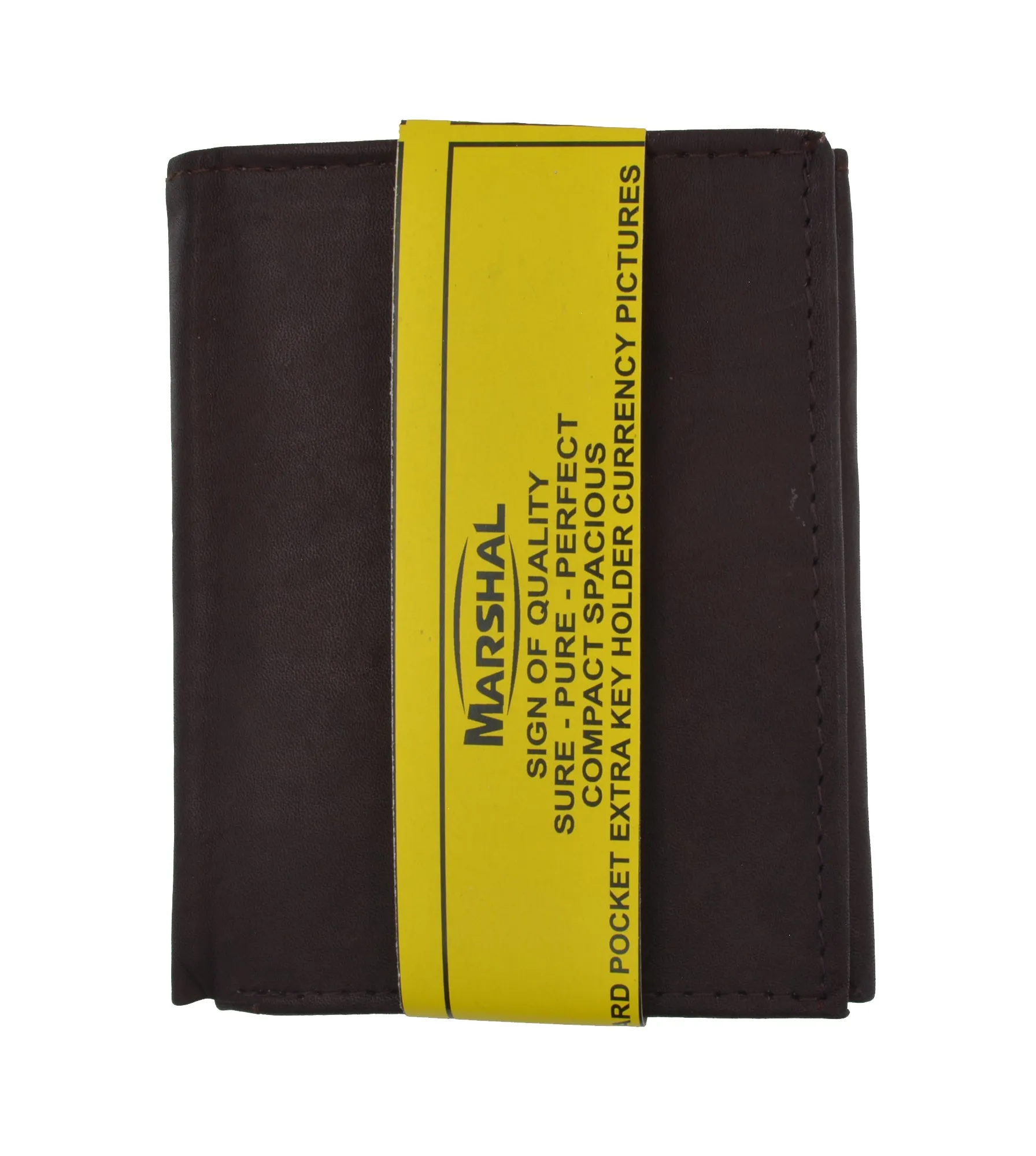 3555 Mens Lambskin Leather Trifold Wallet