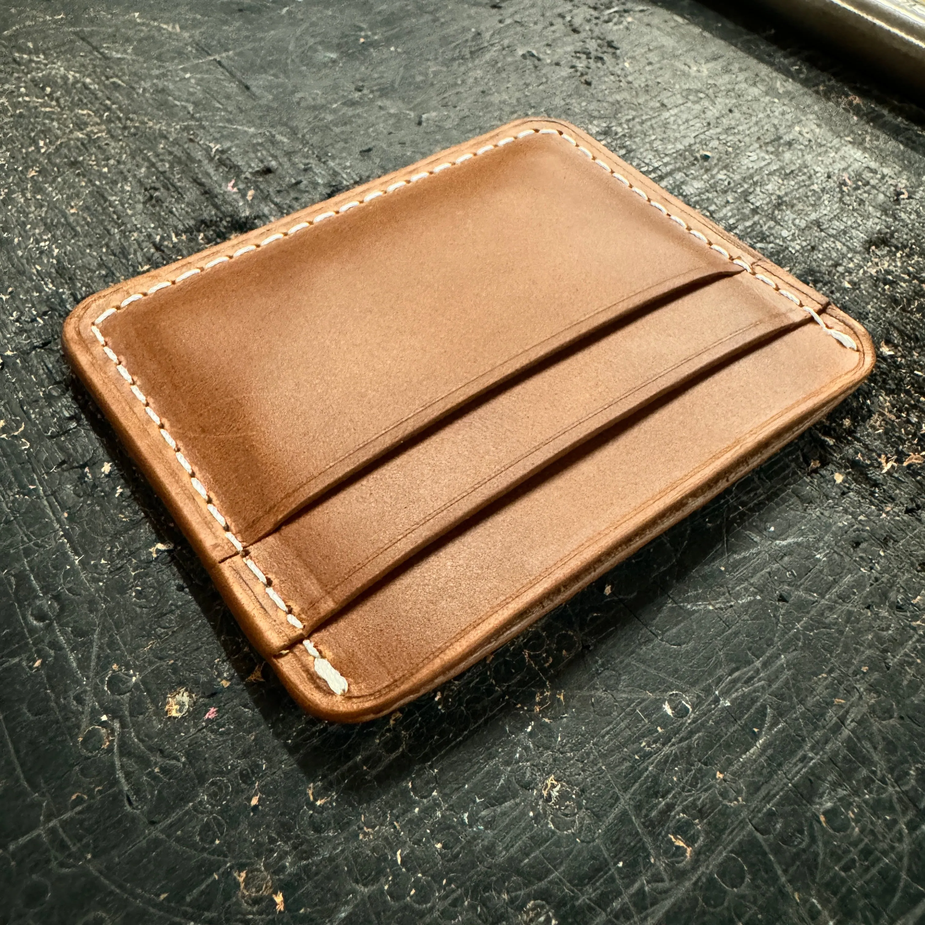 5 Pocket Horizontal Card Wallet - Oxford Xcel Leather