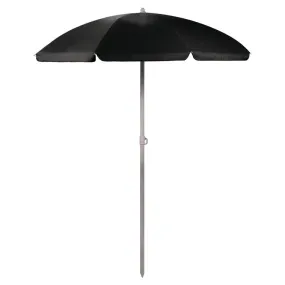 5.5 ft. Portable Beach Umbrella, Black