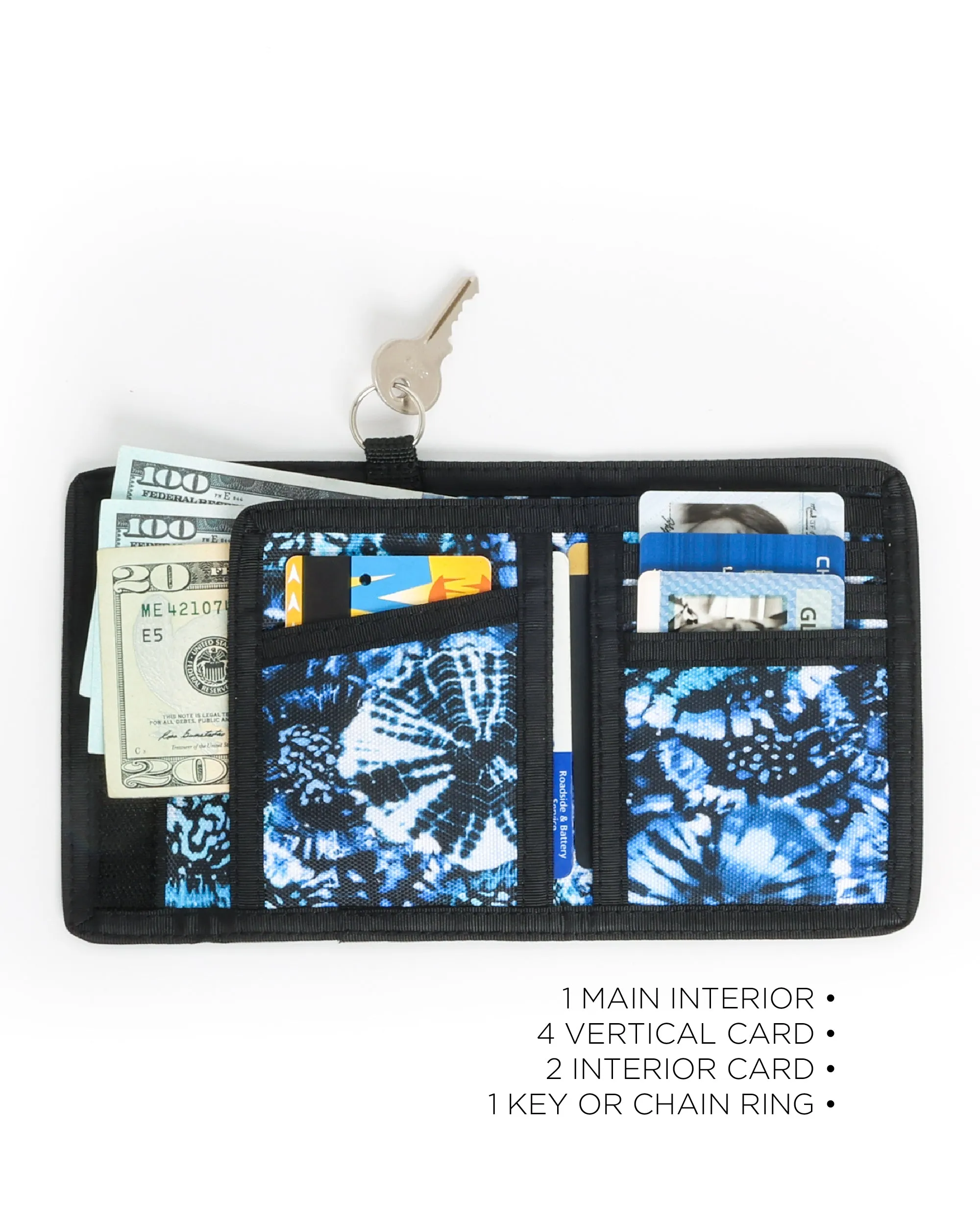 80's Wallet | Bi-Fold RFID |Tie Dye Ananzi