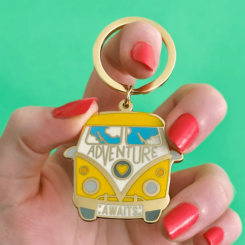 Adventure Awaits Enamel Key Charm