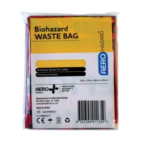 AEROHAZARD Biohazard Bag 24in x 24in