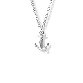 Anchor Necklace Pendant Silver