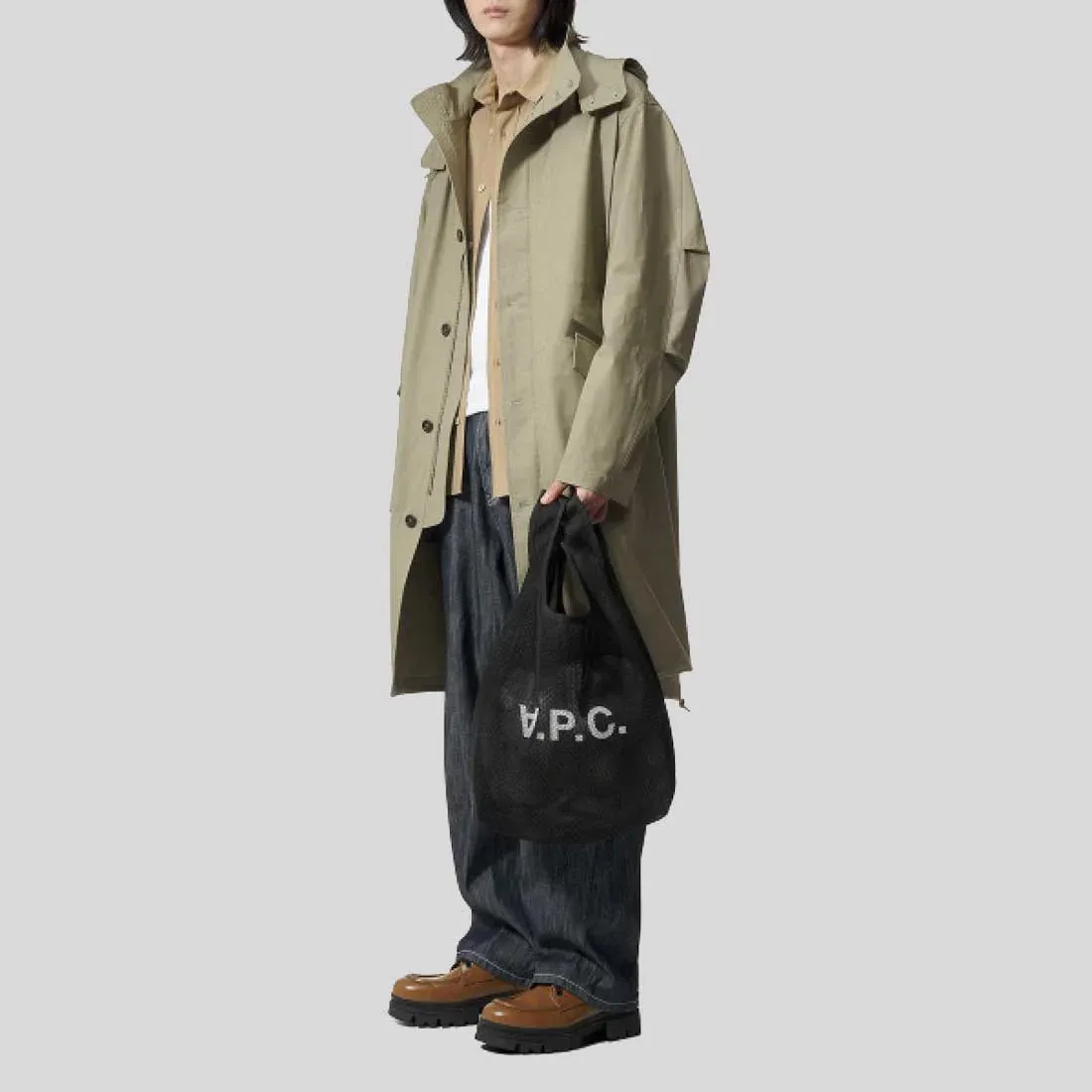 A.P.C. Rebound Shopping Bag Black RB-PSAEUH61679LZZ