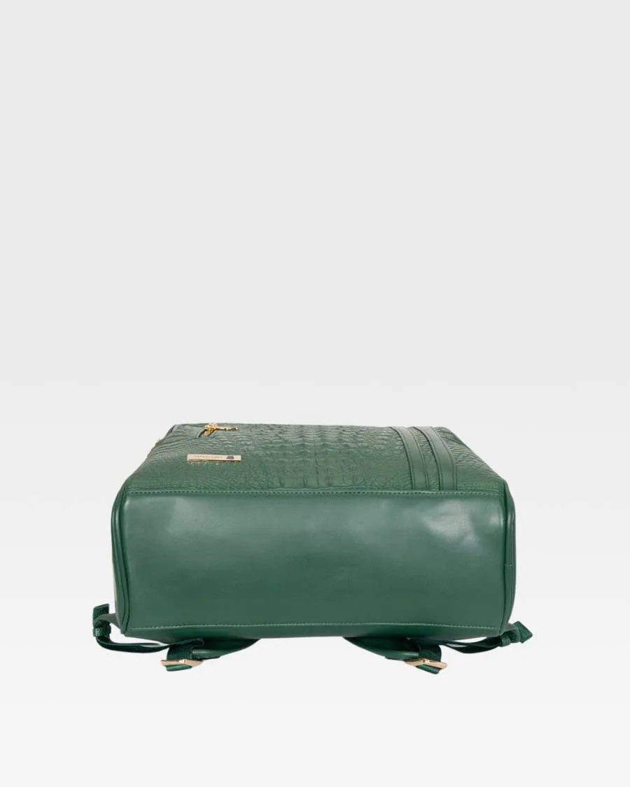 Apollo 2 Backpack & Rolling Duffle Bag Set in Emerald Green