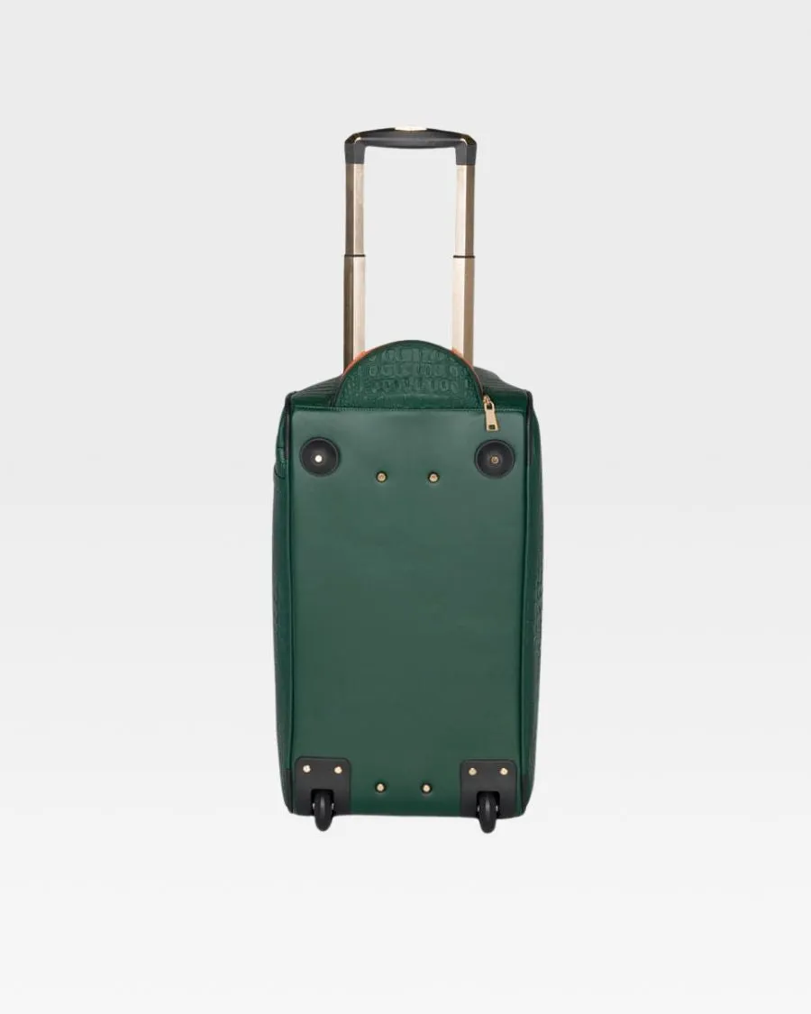 Apollo 2 Backpack & Rolling Duffle Bag Set in Emerald Green