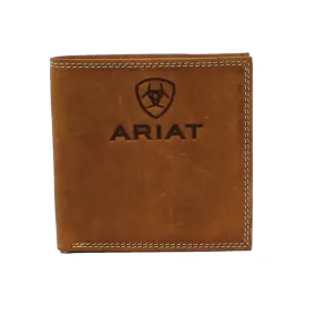 ARIAT Men's Embossed Logo Leather Wallet