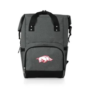 Arkansas Razorbacks - On The Go Roll-Top Backpack Cooler