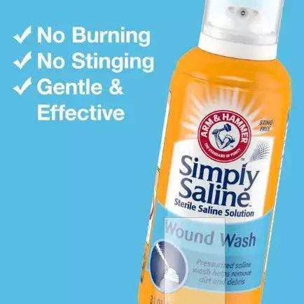 Arm & Hammer Simply Saline Wound Wash 7.4 Ounce