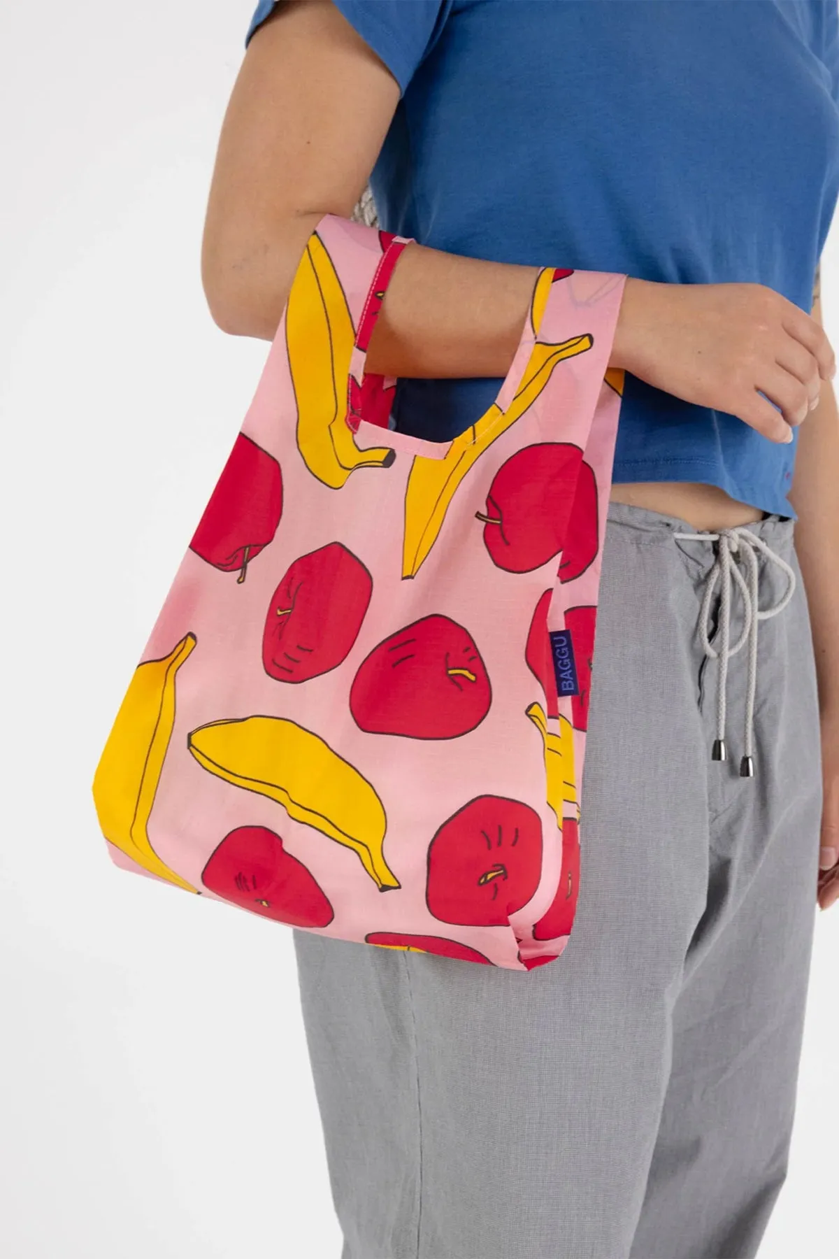 Baby BAGGU Light Pink Apples & Bananas