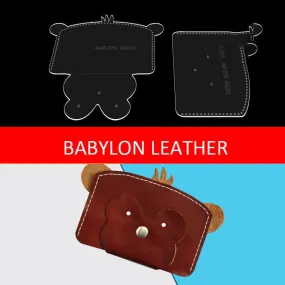 BABYLON™ Monkey Cartoon Coin Purse Leather Pattern AAB-379