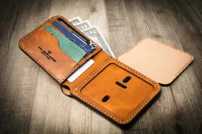 Badge Bifold Wallet - Chestnut Brown