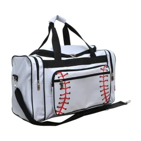 Baseball White NGIL Canvas 20" Duffle Bag