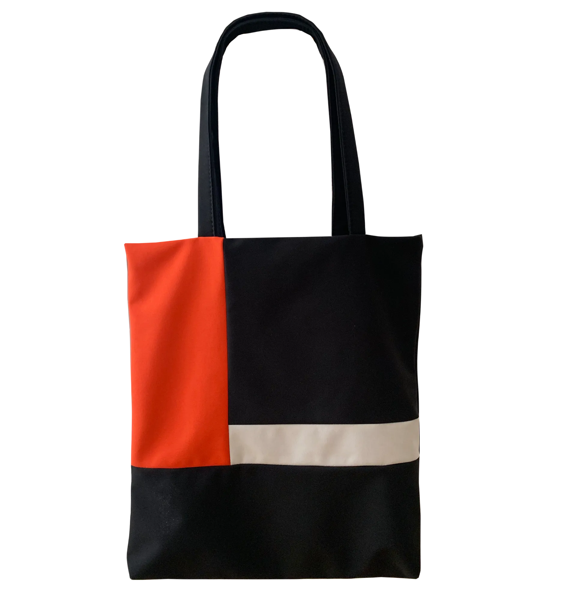 Bauhaus Tote Bag med lynlås lomme