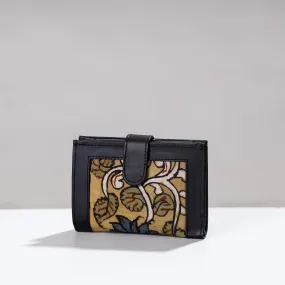 Beige - Handpainted Kalamkari Cotton Wallet