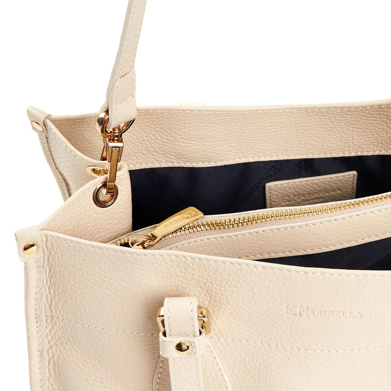 BEIGE SHOPPING BAG