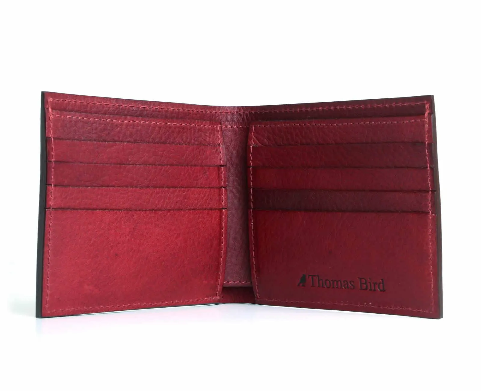 Bifold Leather Wallet Oxblood