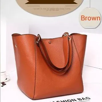 Big Leather Shoulder Bag