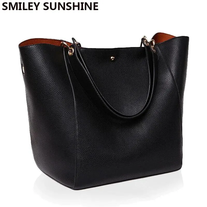 Big Leather Shoulder Bag