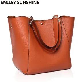 Big Leather Shoulder Bag