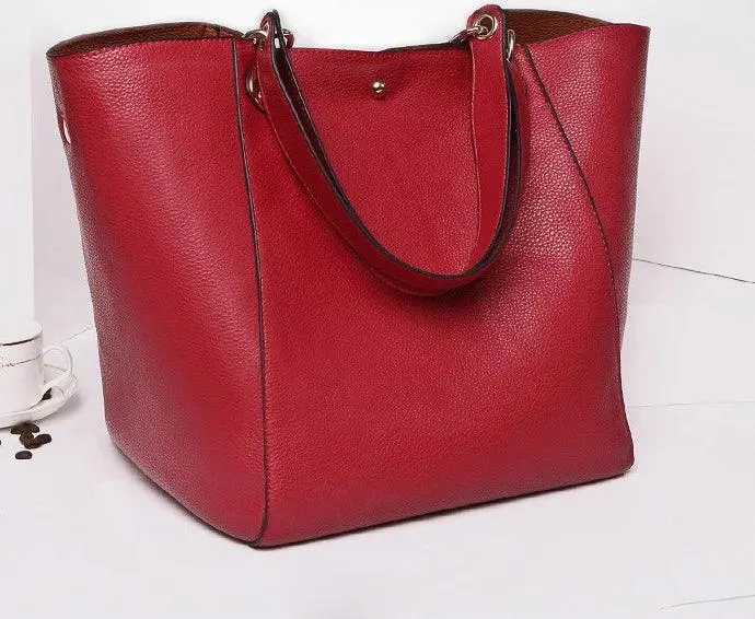 Big Leather Shoulder Bag