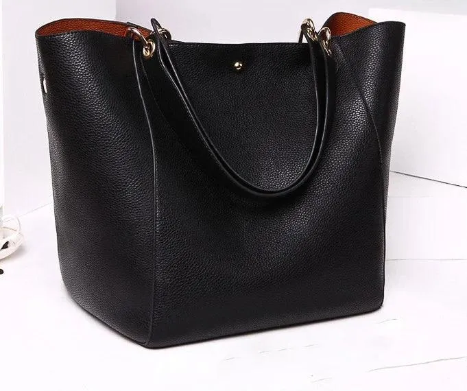 Big Leather Shoulder Bag