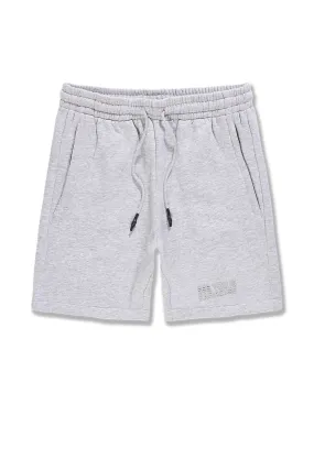 Big Men's Retro Paradise Tonal Shorts (Heather Grey)