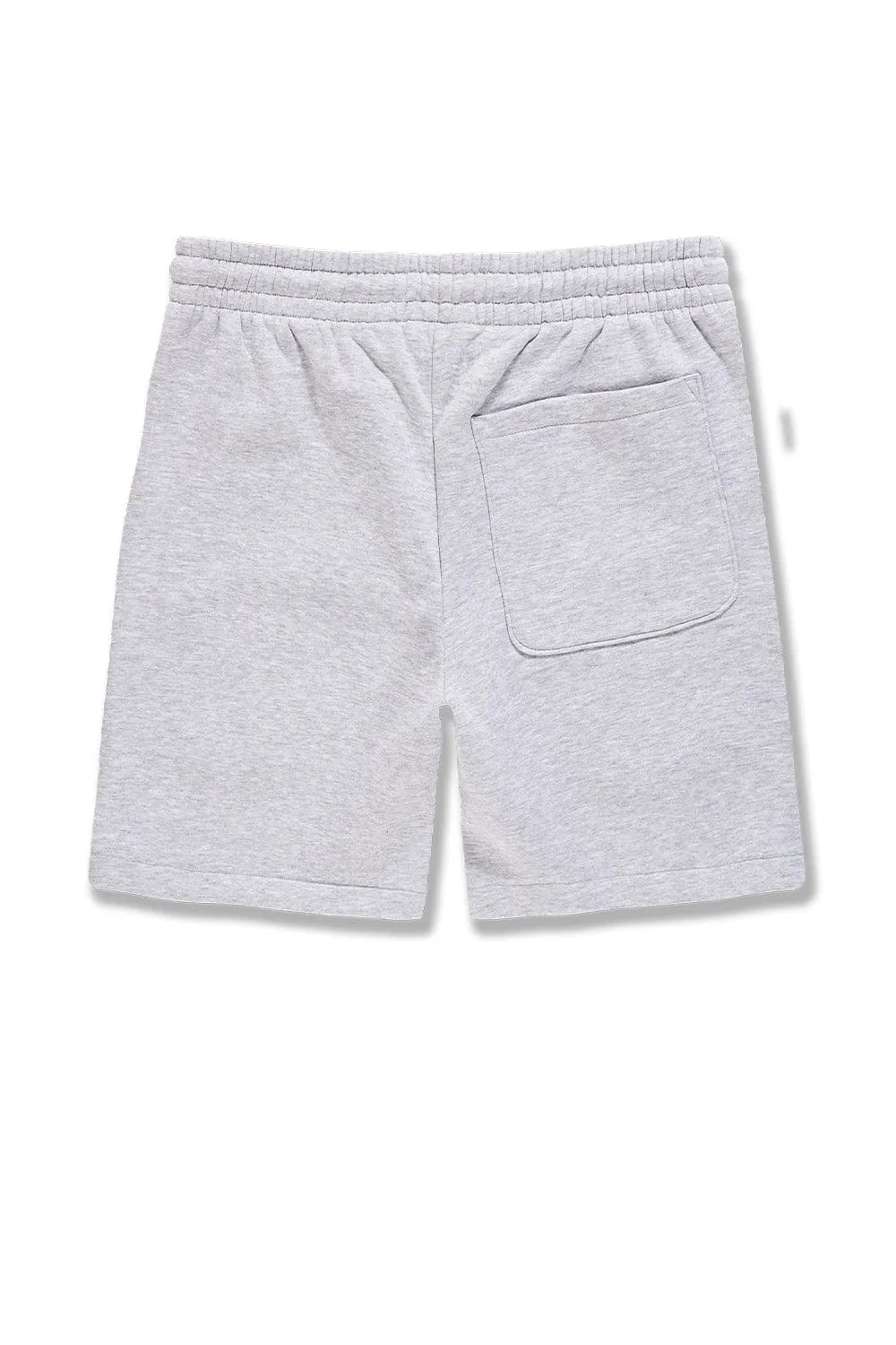 Big Men's Retro Paradise Tonal Shorts (Heather Grey)