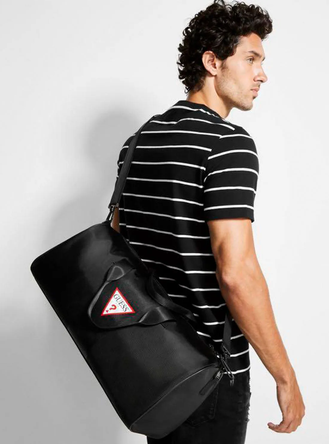 Black Central Small Duffle Bag