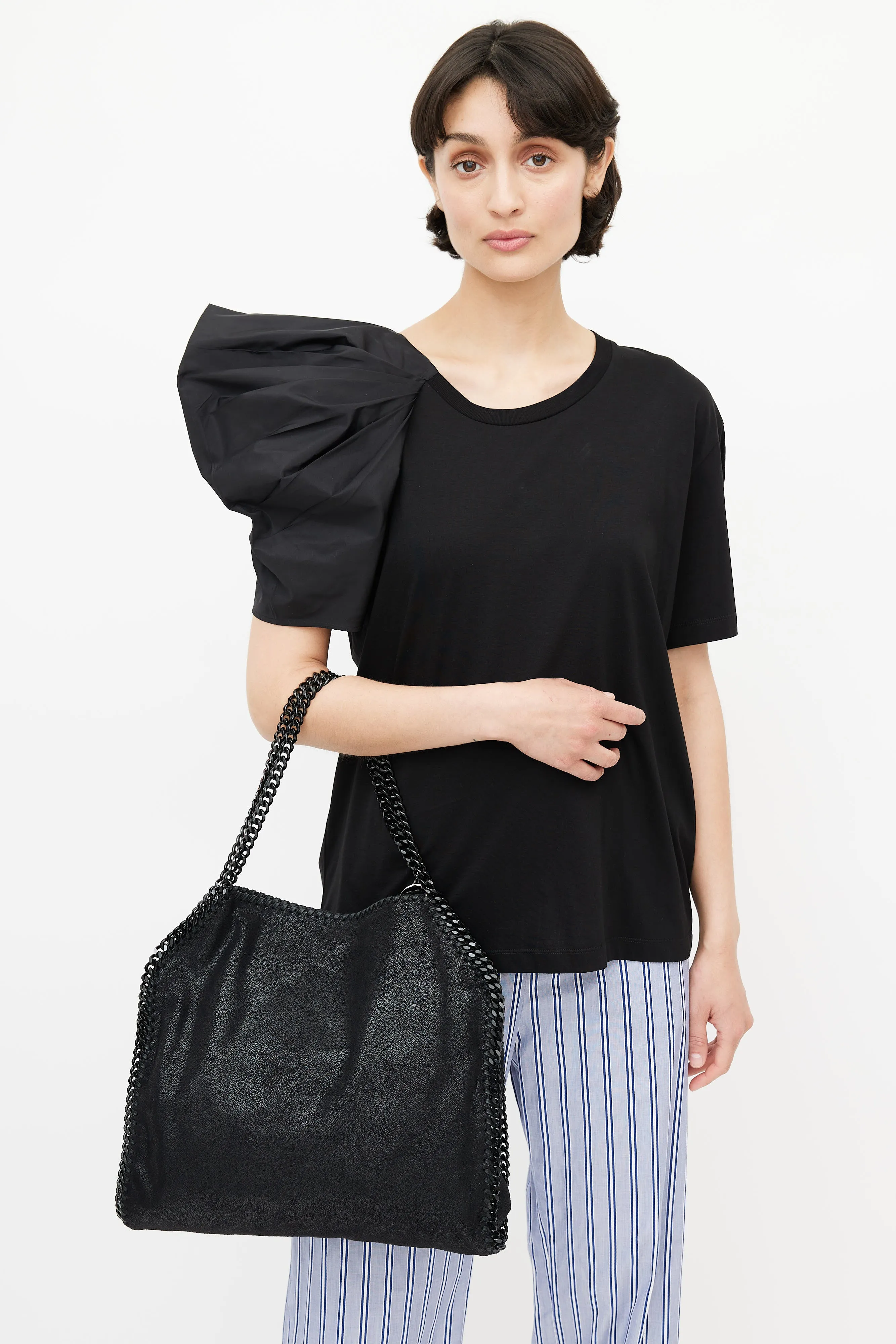 Black Falabella Shoulder Bag