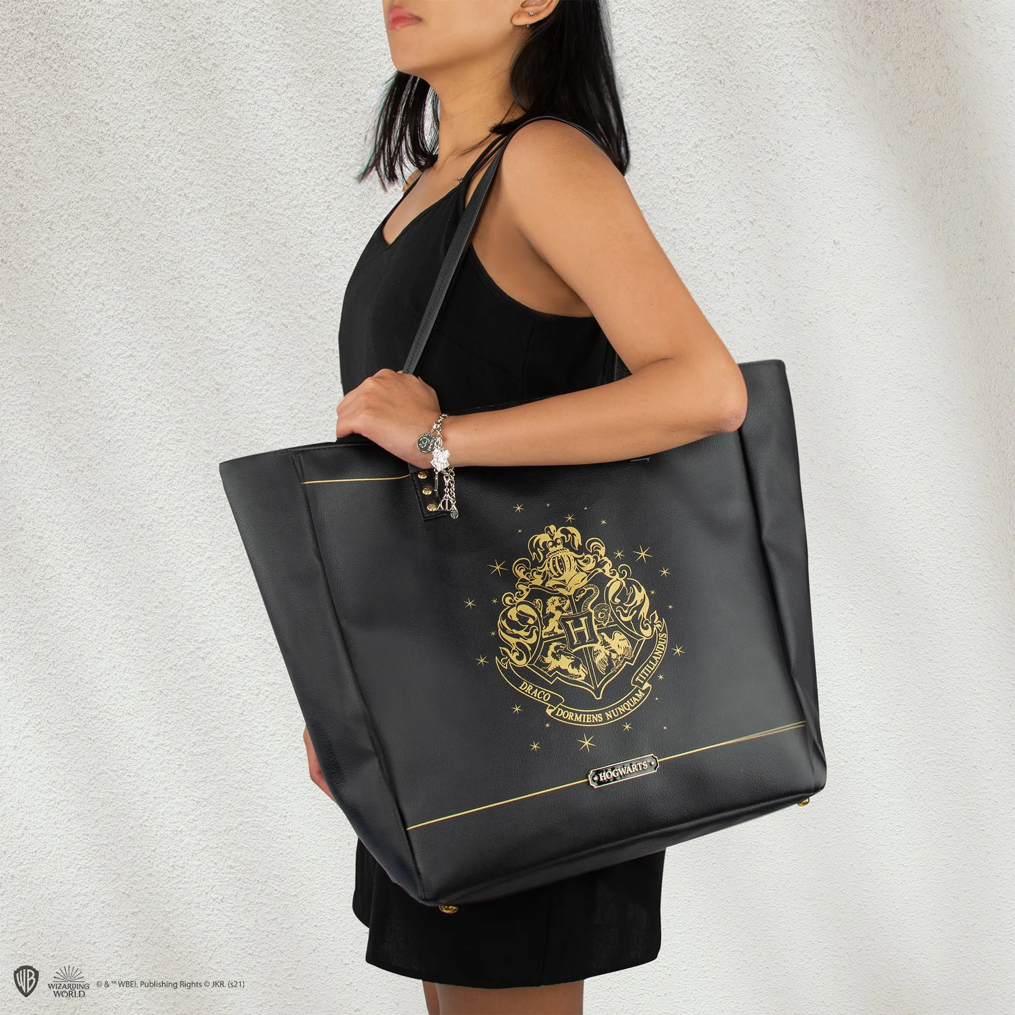 Black Hogwarts Shopping Bag