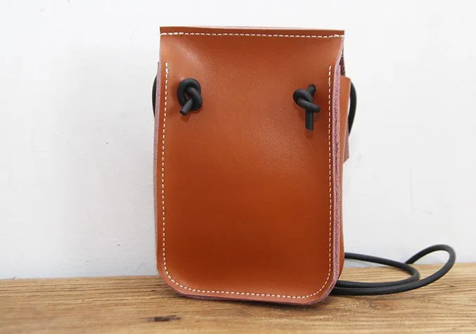 Black Leather Phone Crossbody Bag Womens Cell Phone Crossbody Bag Crossbody Bag Small Leather