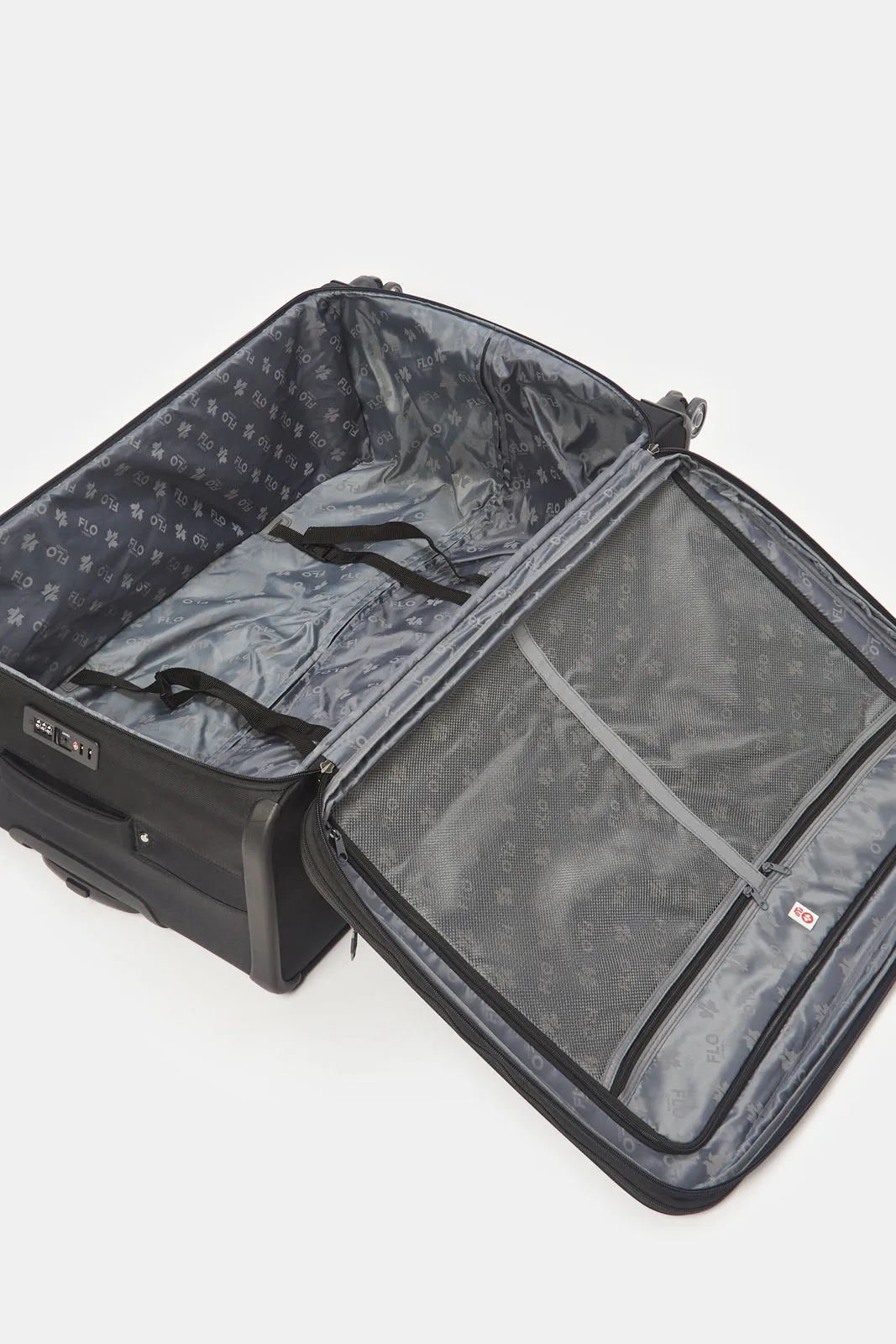 Black Soft Trolley Luggage (32 Inch)