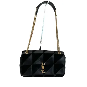 Black Suede & Leather Jamie Bag