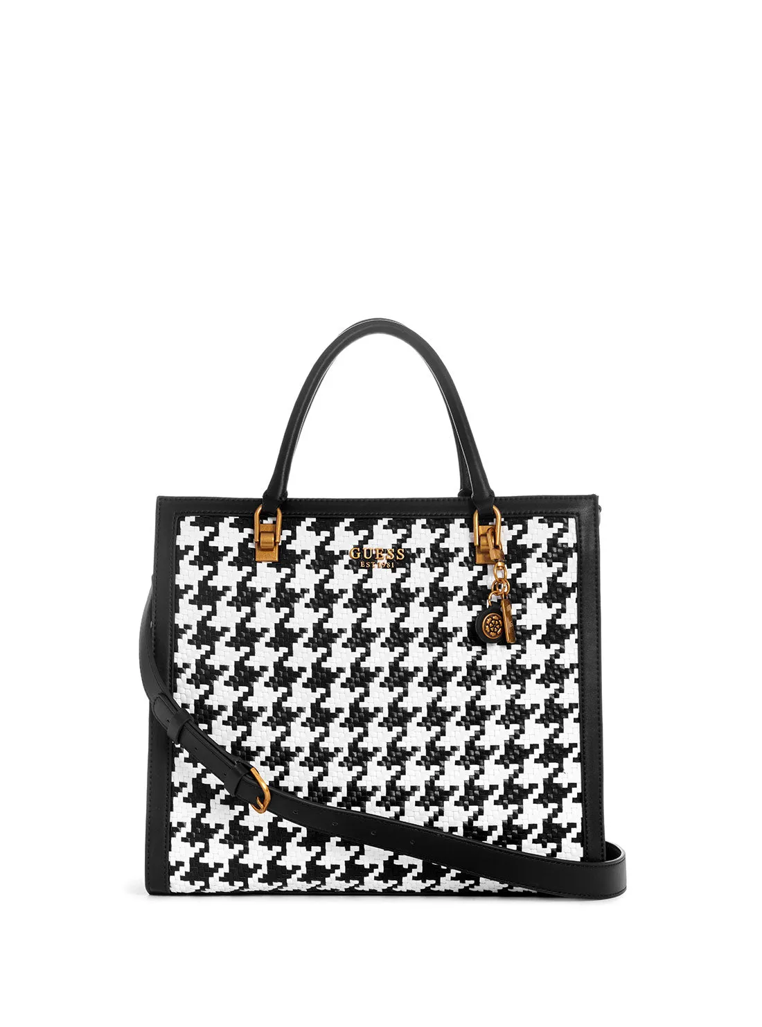 Black White Abey Elite Tote Bag