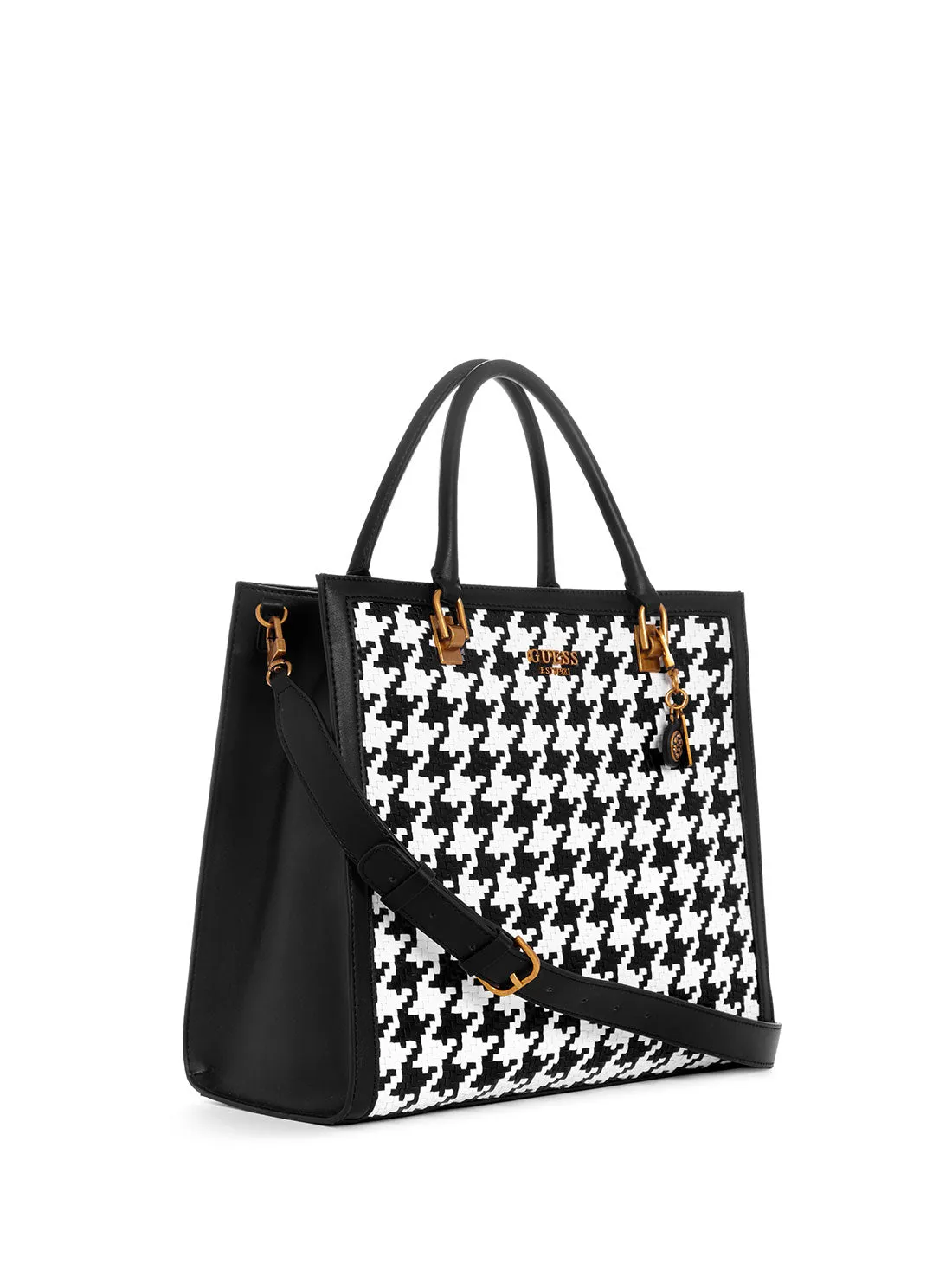 Black White Abey Elite Tote Bag