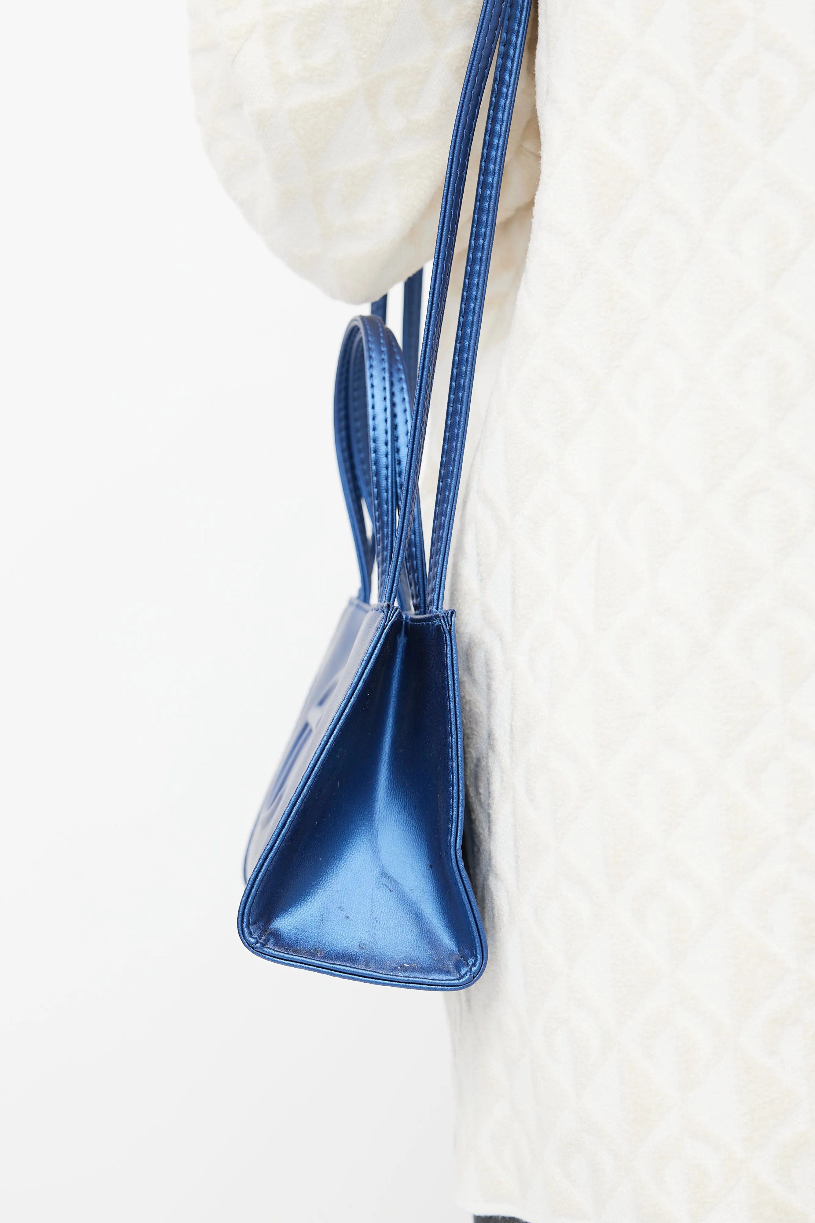 Blue Cobalt Small Shopping Bag