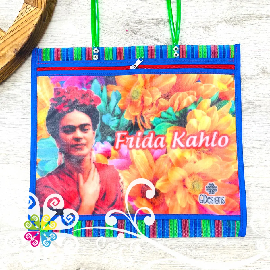 Blue Mix Large Frida - Shopping Morral