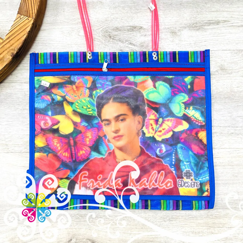 Blue Mix Large Frida - Shopping Morral