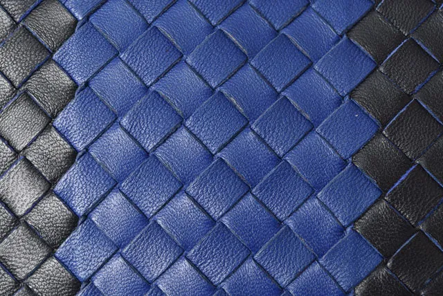 Bottega Veneta Leather Clutch Bag Document Case with Strap