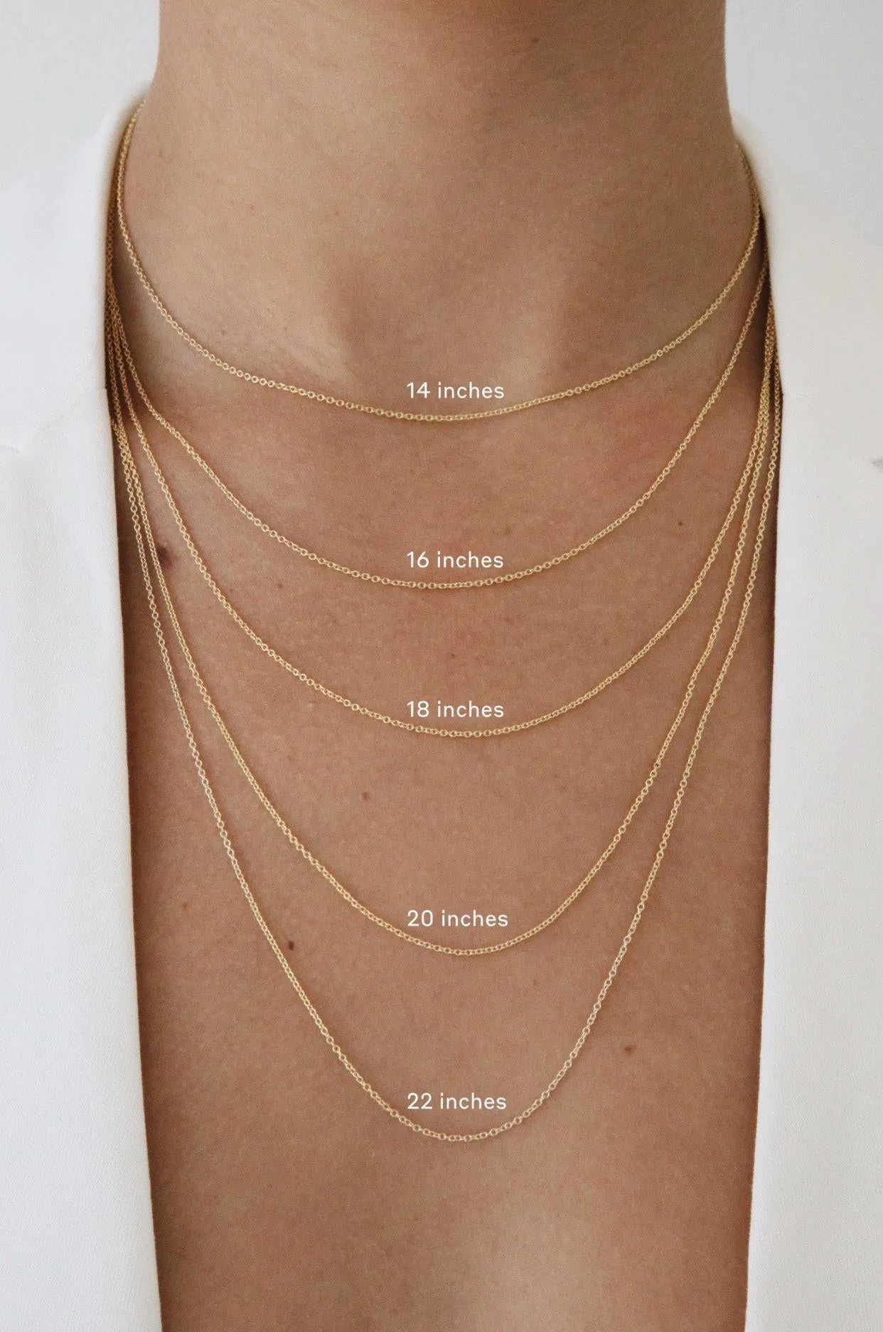 Box Chain Necklace - Gold