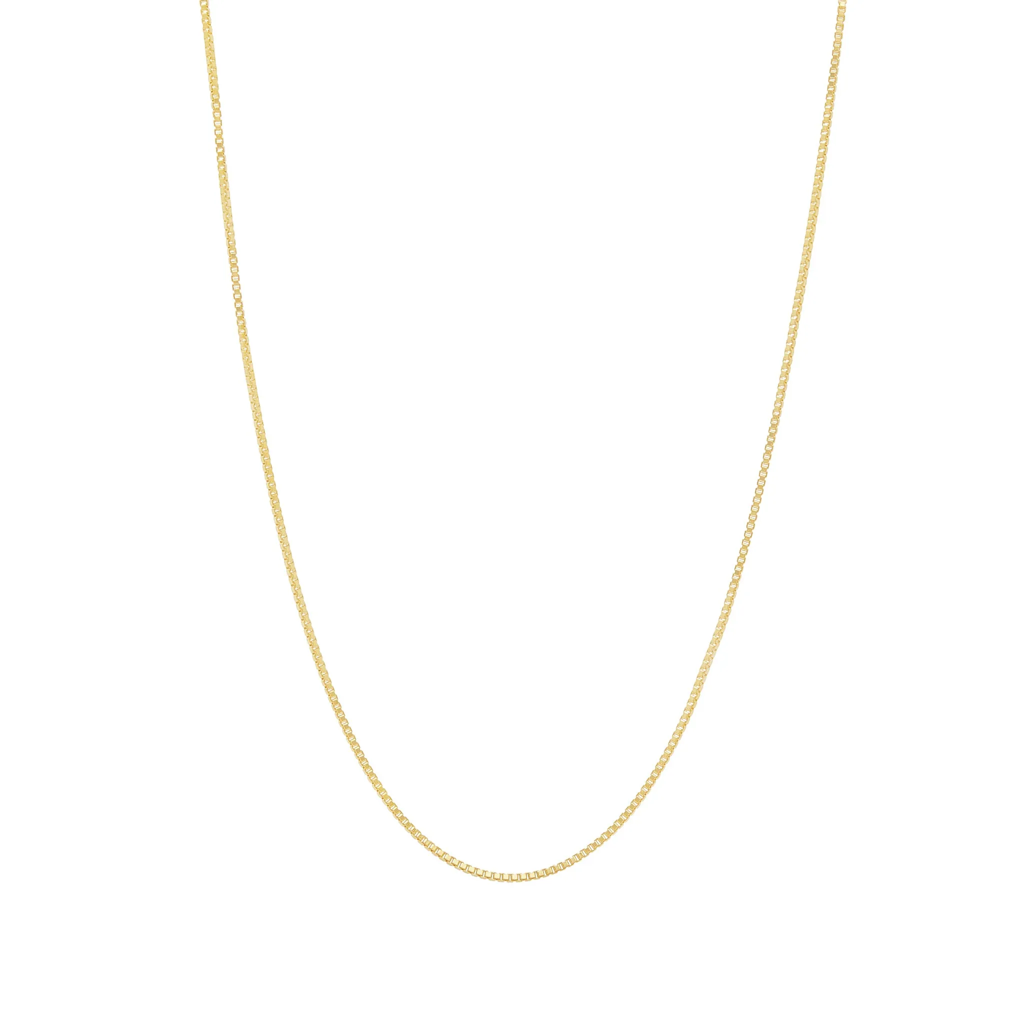 Box Chain Necklace - Gold