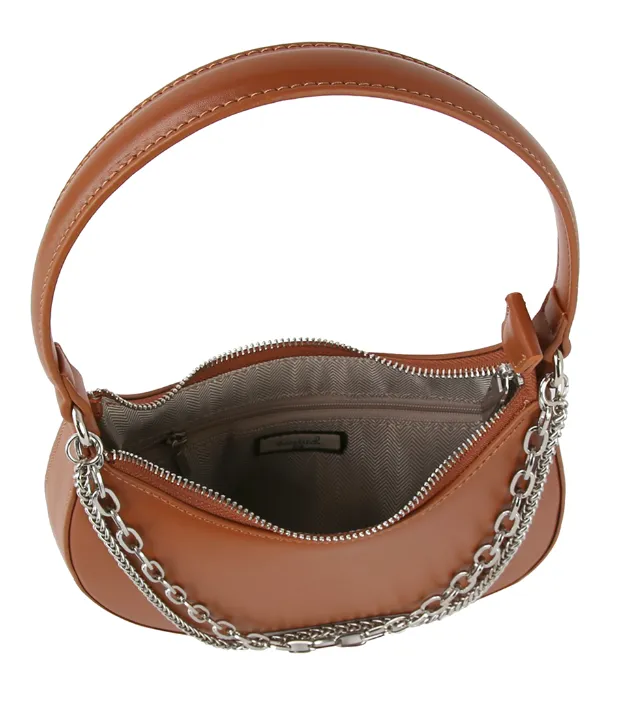 Brown Chain Handbag