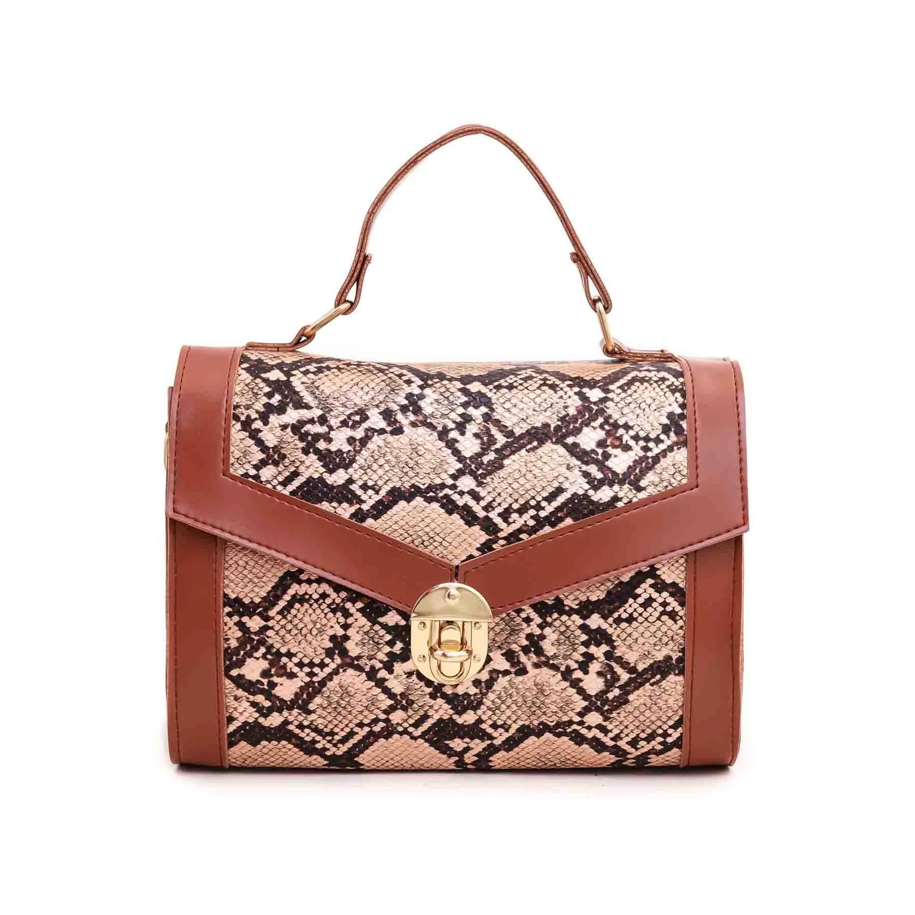 Brown Formal Shoulder Bag P55302