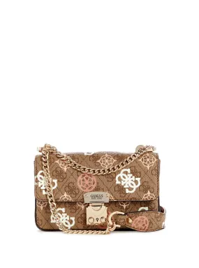 Brown Logo Eliette Mini Crossbody Bag