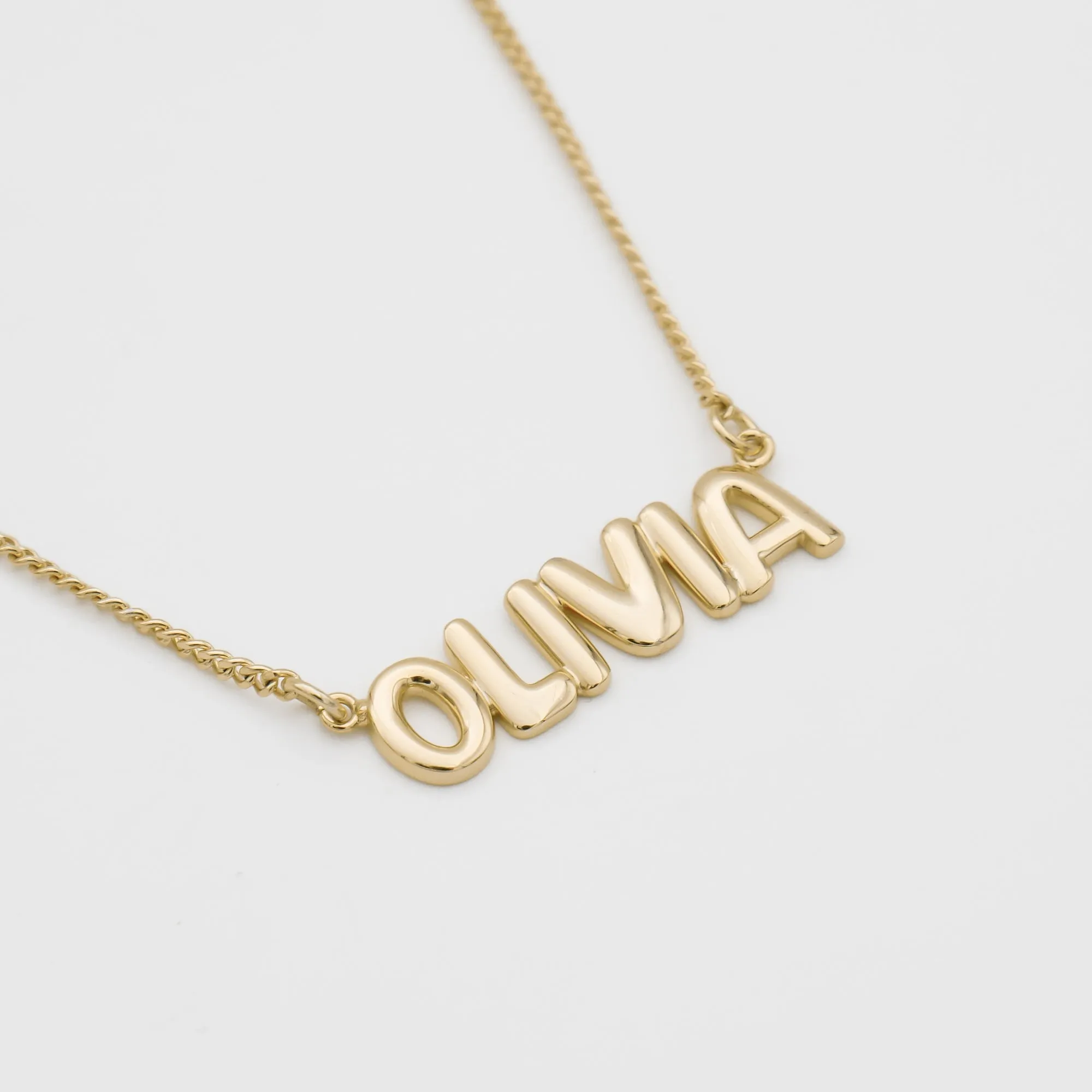 Bubble Custom Name Necklace