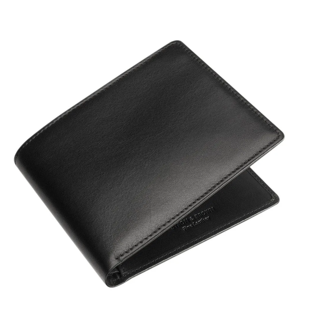 Byron & Brown - Gentleman's Classic 8 Card Wallet - Italian Leather - Gift Boxed - 3 Colours