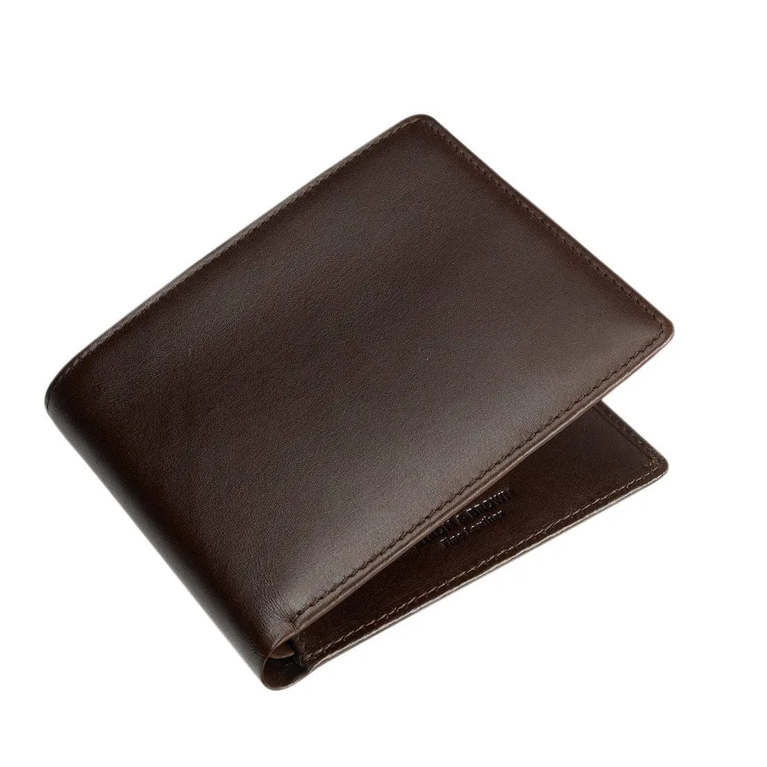 Byron & Brown - Gentleman's Classic 8 Card Wallet - Italian Leather - Gift Boxed - 3 Colours