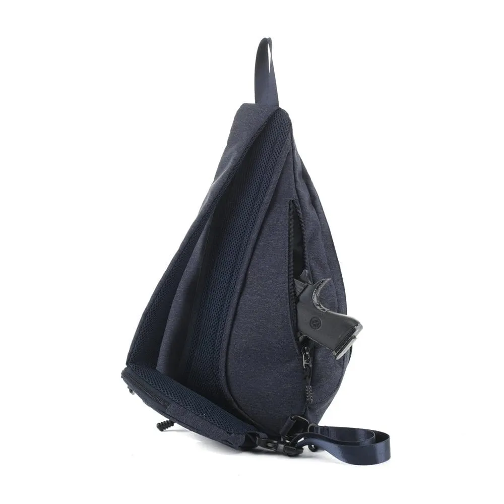 C5819 Concealed Carry Soft Polyester Sling Backpack