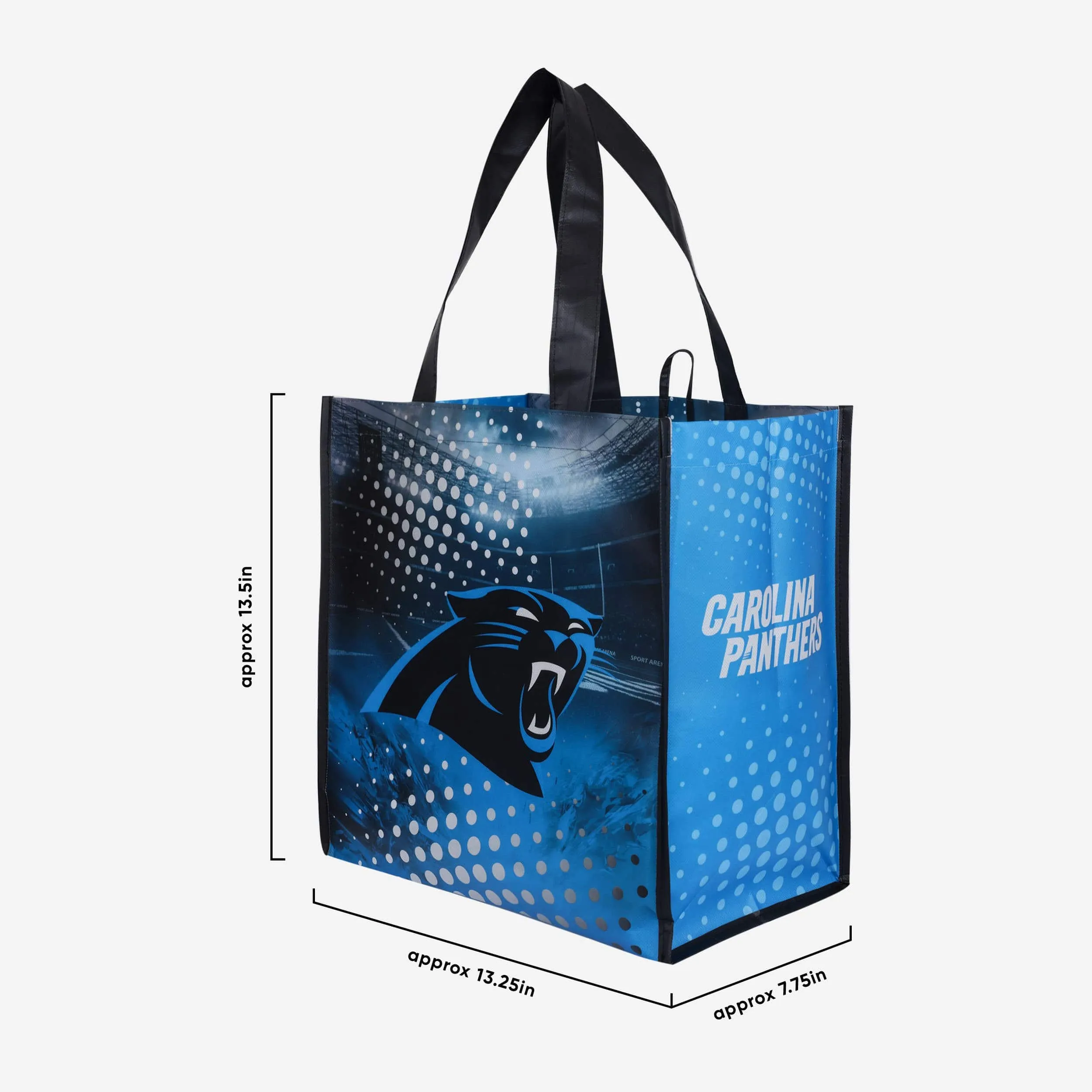 Carolina Panthers 4 Pack Reusable Shopping Bag